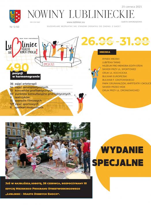 okładka Nowiny Lublinieckie 5/505
